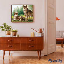 Charger l'image dans la galerie, peinture par numéros | Chiens Loups | animaux, chiens, intermédiaire | FiguredArt