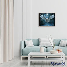 Charger l'image dans la galerie, peinture par numéros | Chouette porteuse de croix | animaux, chouettes et hiboux, complexe | FiguredArt