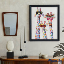 Charger l'image dans la galerie, Famille Girafes Pop art