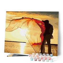 Charger l'image dans la galerie, peinture par numéros | Mariés à la mer | facile, paysages, romantique | FiguredArt