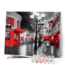 Charger l'image dans la galerie, peinture par numéros | Réverbères à Paris | intermédiaire, romantique, ville | FiguredArt