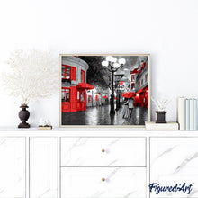 Charger l'image dans la galerie, peinture par numéros | Réverbères à Paris | intermédiaire, romantique, ville | FiguredArt