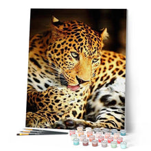 Charger l'image dans la galerie, peinture par numéros | Léopard | animaux, intermédiaire, léopards | FiguredArt