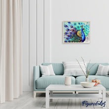 Charger l'image dans la galerie, peinture par numéros | Paon coloré | animaux, france, intermédiaire, paons | FiguredArt