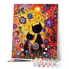 Charger l'image dans la galerie, peinture par numéros | Chats Cartoon | animaux, chats, facile, france | FiguredArt