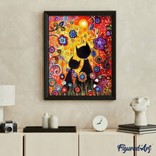 Charger l'image dans la galerie, peinture par numéros | Chats Cartoon | animaux, chats, facile, france | FiguredArt