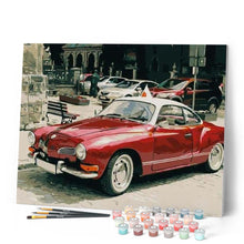 Charger l'image dans la galerie, peinture par numéros | Voiture vintage | intermédiaire, ville, vintage, voitures et motos | FiguredArt