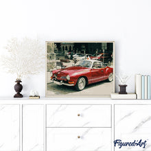 Charger l'image dans la galerie, peinture par numéros | Voiture vintage | intermédiaire, ville, vintage, voitures et motos | FiguredArt