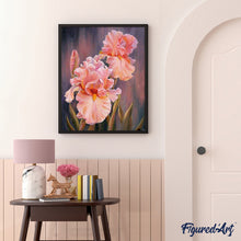 Charger l'image dans la galerie, peinture par numéros | Iris rosé | fleurs, france, intermédiaire | FiguredArt