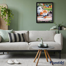 Charger l'image dans la galerie, peinture par numéros | Chatons regardant les Oiseaux | animaux, chats, facile | FiguredArt