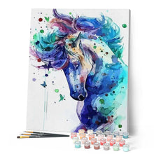 Charger l'image dans la galerie, peinture par numéros | Cheval coloré | animaux, chevaux, facile, france | FiguredArt