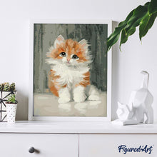 Charger l'image dans la galerie, peinture par numéros | Mignon petit Chat | animaux, chats, facile | FiguredArt