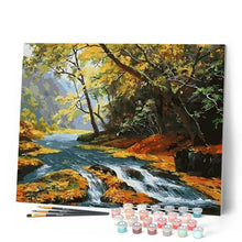Charger l'image dans la galerie, peinture par numéros | Coule la Rivière | complexe, paysages | FiguredArt