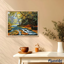 Charger l'image dans la galerie, peinture par numéros | Coule la Rivière | complexe, paysages | FiguredArt