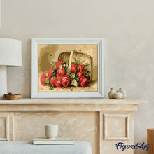 Charger l'image dans la galerie, peinture par numéros | Panier de Roses | facile, fleurs | FiguredArt