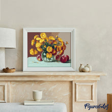 Charger l'image dans la galerie, peinture par numéros | Vase de Tournesols et Pommes | facile, fleurs | FiguredArt