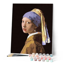 Charger l'image dans la galerie, peinture par numéros | Vermeer La Jeune Fille à la Perle | facile, france, reproduction | FiguredArt