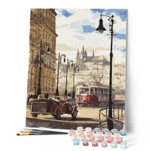 Charger l'image dans la galerie, peinture par numéros | Rue de Prague | intermédiaire, ville | FiguredArt