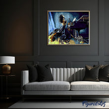 Charger l'image dans la galerie, peinture par numéros | Pianiste Pensive | complexe, danse | FiguredArt