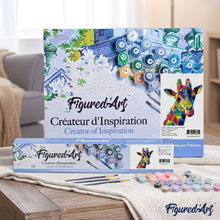 Charger l'image dans la galerie, peinture par numéros | Girafe Pop Art | animaux, facile, france, girafes, Pop Art | FiguredArt