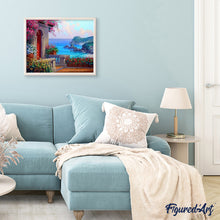 Charger l'image dans la galerie, peinture par numéros | Bord de Mer méditerranéen | complexe, paysages | FiguredArt