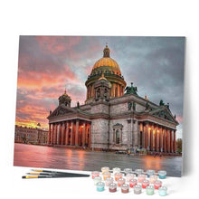 Charger l'image dans la galerie, peinture par numéros | Cathédrale Saint-Isaac de Saint-Pétersbourg | complexe, ville | FiguredArt