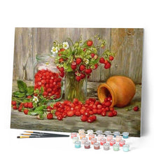 Charger l'image dans la galerie, peinture par numéros | Fleurs de Fraisiers | complexe, fleurs | FiguredArt