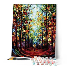 Charger l'image dans la galerie, peinture par numéros | Dans les Bois | arbres, intermédiaire, paysages | FiguredArt