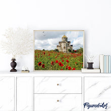 Charger l'image dans la galerie, peinture par numéros | Eglise dans la Campagne | complexe, paysages | FiguredArt