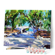 Charger l'image dans la galerie, peinture par numéros | Ombres pendant l’Eté | complexe, ville | FiguredArt