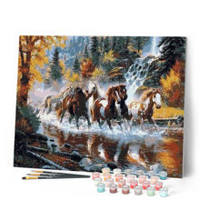 Charger l'image dans la galerie, peinture par numéros | Chevaux au Galop | animaux, chevaux, complexe | FiguredArt