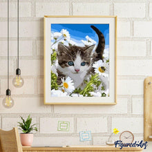 Charger l'image dans la galerie, peinture par numéros | Chat sauvage | animaux, chats, facile | FiguredArt