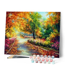 Charger l'image dans la galerie, peinture par numéros | Chemin fleuri | complexe, paysages | FiguredArt