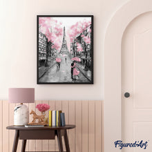 Charger l'image dans la galerie, peinture par numéros | Tour Eiffel romantique et couples | facile, ville | FiguredArt