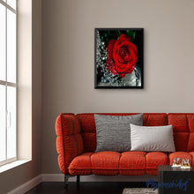 Charger l'image dans la galerie, peinture par numéros | Parfum de Rose rouge | facile, fleurs | FiguredArt