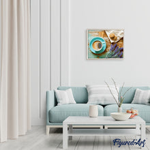 Charger l'image dans la galerie, peinture par numéros | Pause Café | cuisine, facile, fleurs, france | FiguredArt