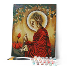 Charger l'image dans la galerie, peinture par numéros | Bouddha | intermédiaire, religion | FiguredArt