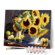 Charger l'image dans la galerie, peinture par numéros | Fruits et Tournesols | facile, fleurs | FiguredArt