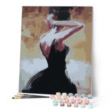 Charger l'image dans la galerie, peinture par numéros | Femme refaisant sa coiffure | facile, portrait | FiguredArt
