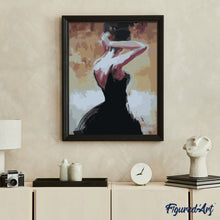 Charger l'image dans la galerie, peinture par numéros | Femme refaisant sa coiffure | facile, portrait | FiguredArt