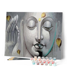 Charger l'image dans la galerie, peinture par numéros | Visage de Bouddha | facile, portrait, religion | FiguredArt