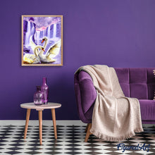 Charger l'image dans la galerie, peinture par numéros | Cygnes romantiques | animaux, cignes, complexe, oiseaux | FiguredArt
