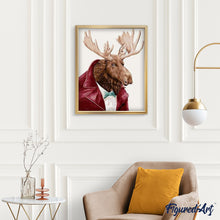 Charger l'image dans la galerie, peinture par numéros | Cerf Gentilhomme | animaux, facile, rennes et biches | FiguredArt