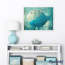 Charger l'image dans la galerie, peinture par numéros | Poisson artistique | animaux, france, intermédiaire, poissons | FiguredArt