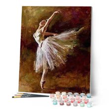 Charger l'image dans la galerie, peinture par numéros | Ballerine en pointes | complexe, danse, france | FiguredArt