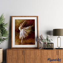 Charger l'image dans la galerie, peinture par numéros | Ballerine en pointes | complexe, danse, france | FiguredArt