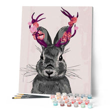 Charger l'image dans la galerie, peinture par numéros | Joli Lapin | animaux, facile, france, lapins | FiguredArt