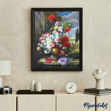 Charger l'image dans la galerie, peinture par numéros | Paysage classique avec Fleurs | complexe, fleurs | FiguredArt
