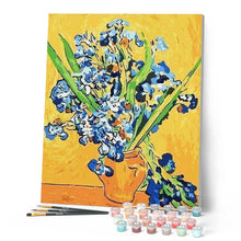Charger l'image dans la galerie, peinture par numéros | Van Gogh Bouquet d’Iris | facile, fleurs, reproduction, van gogh | FiguredArt