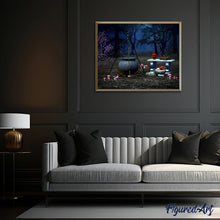 Charger l'image dans la galerie, peinture par numéros | Nuit d’Halloween | halloween, intermédiaire | FiguredArt